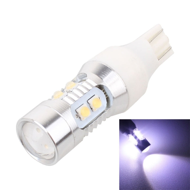 T15 50W 600LM 5500K White Light 10 SMD-2828-LEDs Car Foglight , Constant Current , DC12-24V