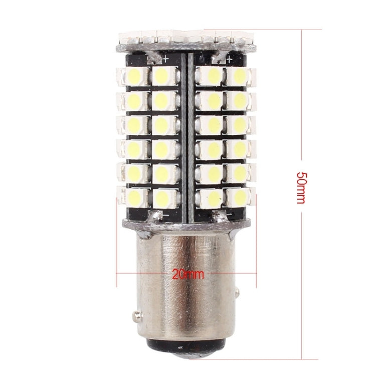 2PCS 1157 8W 1200LM 6500K White Light 1210 80SMD LED Car Foglight , DC12V