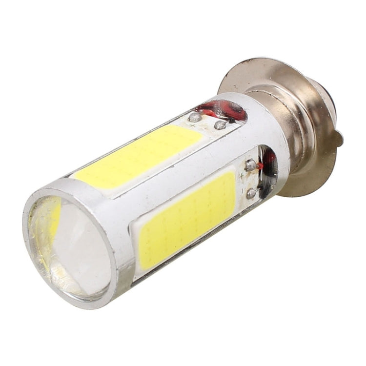 P15D 1250LM 20W + 5W 5 x COB LED White Light Motorcycle Brake Light Lamp Bulb, DC 12-24V