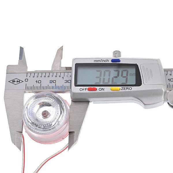 8 LED Undercar Auto Decorative Lamps with Blue Light, Designed for waterproof