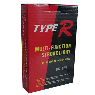 Multi-function Strobe Light with Extra 3 Sets Covers