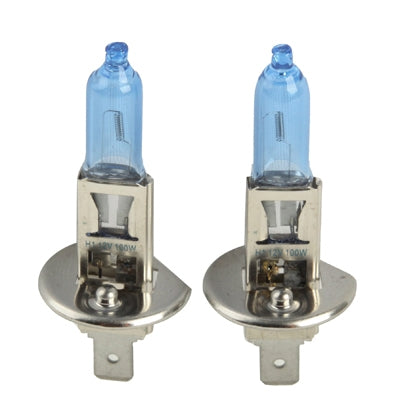 H1 Xenon Super White Bulbs, 12V 100W