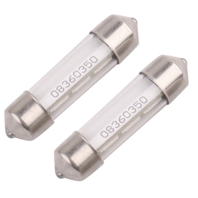 36mm Super White 3 LED Car Bulb Reading Light (Pair)