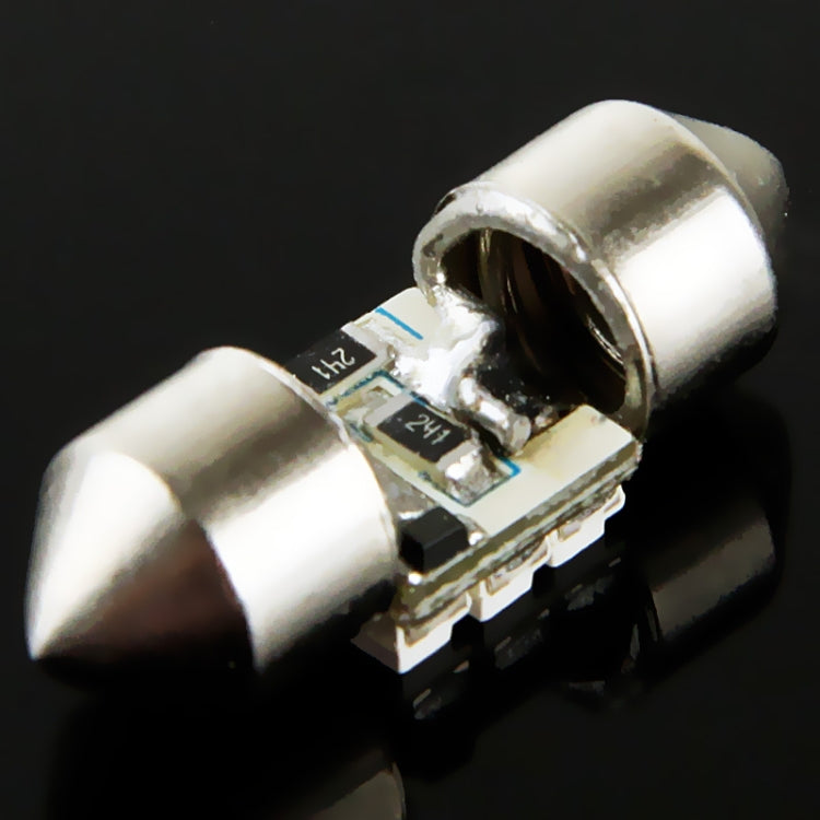 2 PCS 27mm 6 LED 5050 SMD Car Reading Light Bulb