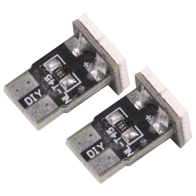 T10 Error-Free 4 LED Super White Car Light Bulb (Pair)