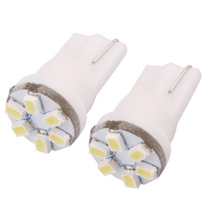 T10 6 LED Vehicle Car Signal Light Bulb (Pair)