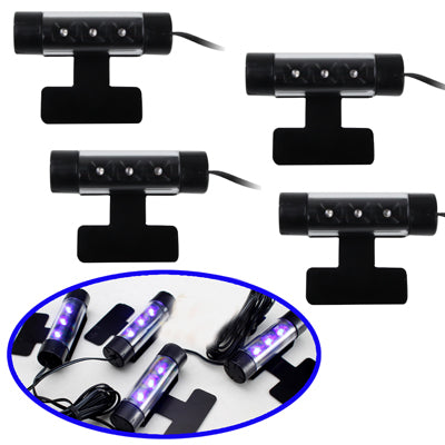 Car Illumination Light Blue LED Dash Decoration Lamp