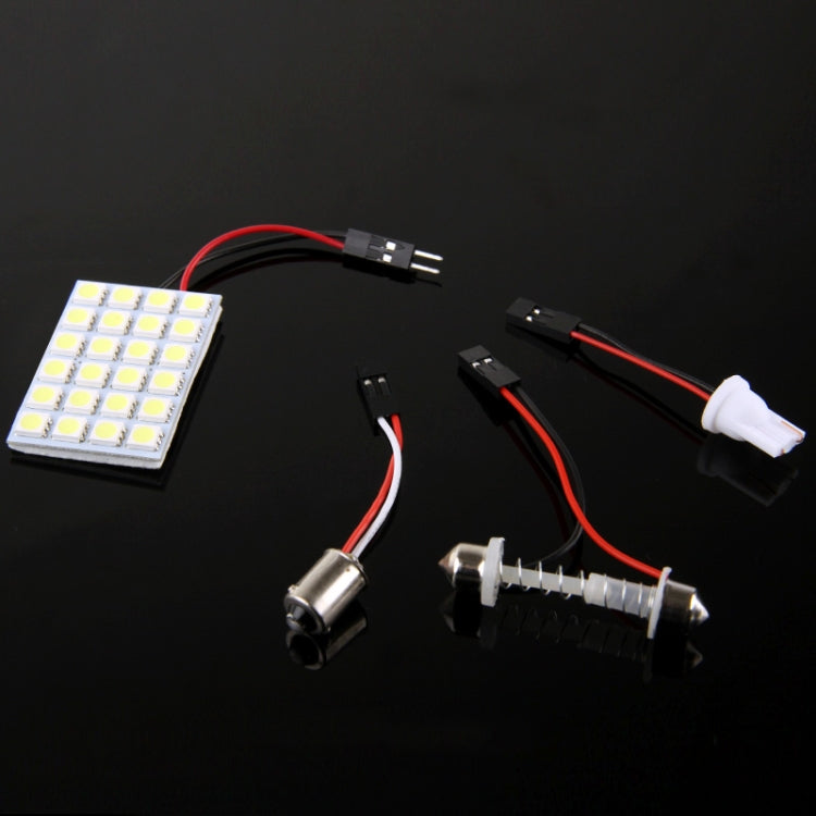 White 24 LED Car Interior Lamp
