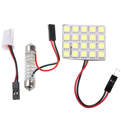 White 20 LED Car Interior Lamp