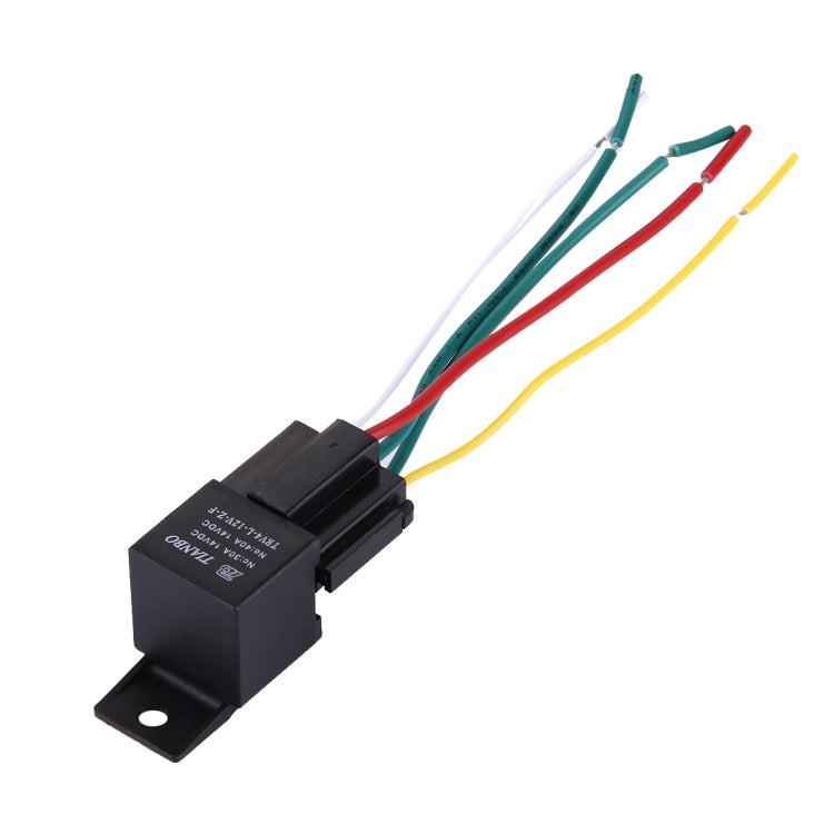 Car Electric Relay, 12V 40A(Black)
