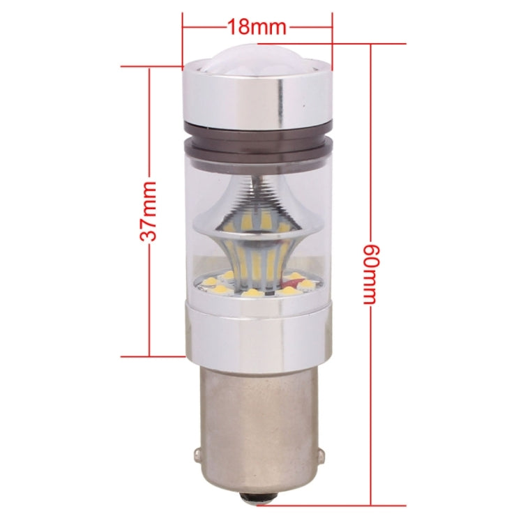 1156 850LM BA15S 100W LED Car Rear Backup/ Front Turn Signals Lamp Bulb, DC 12-24V(Cool White)