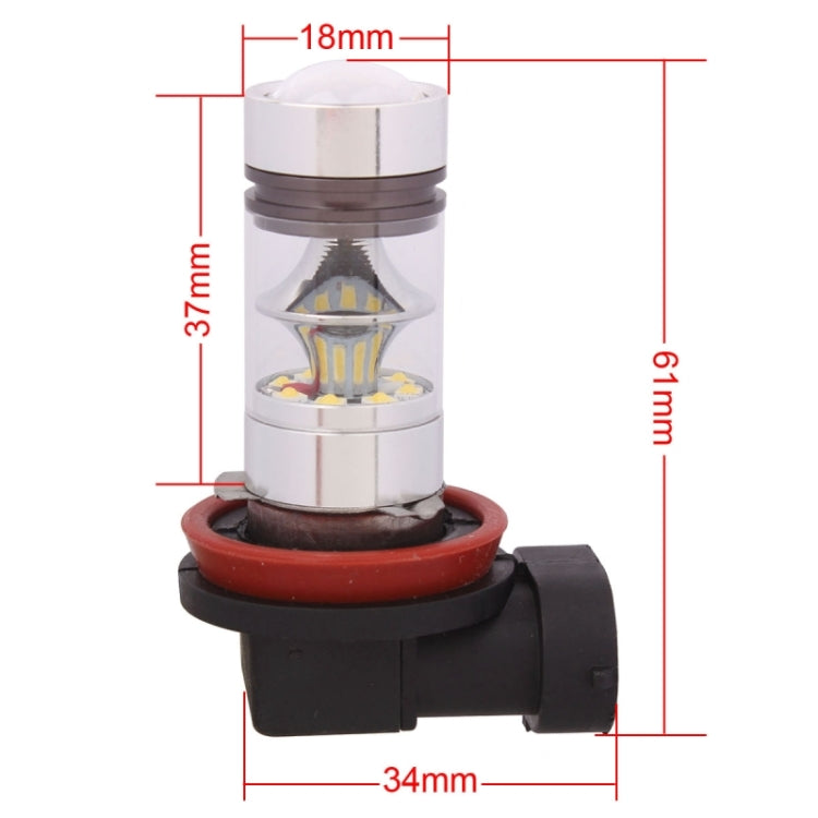 H11 850LM 100W LED Car Front Fog Light / Daytime Running Light / Headlamp Bulb, DC 12-24V(Cool White)