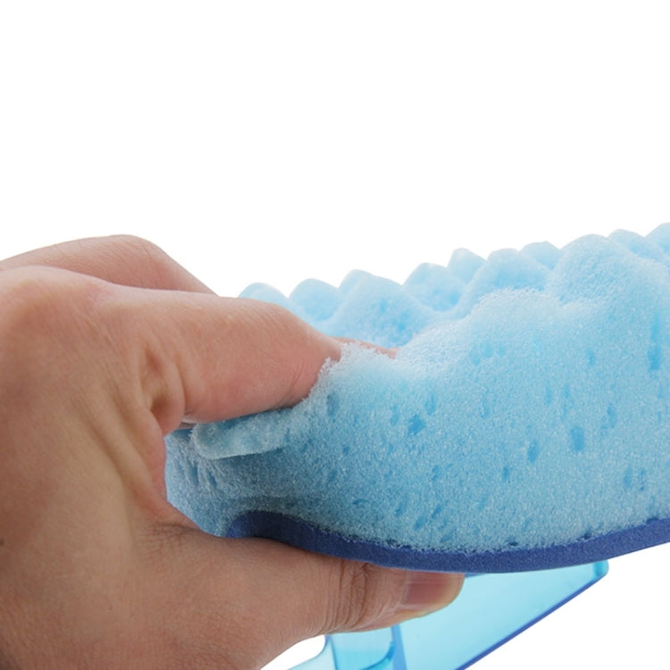 Household Cleaning Sponge Car Wash Sponge with Handles(Blue)