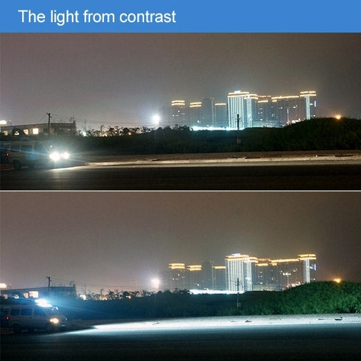 72W Bridgelux 24 LED White Light High Power Long Floodlight Engineering Lamp / Waterproof IP67 SUVs Light, DC 10-30V(Black)