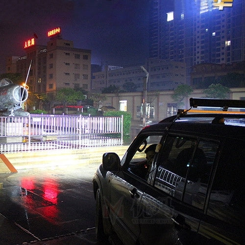 120W Bridgelux 40 LED White Light High Power Long Floodlight Engineering Lamp / Waterproof IP67 SUVs Light, DC 10-30V(Black)