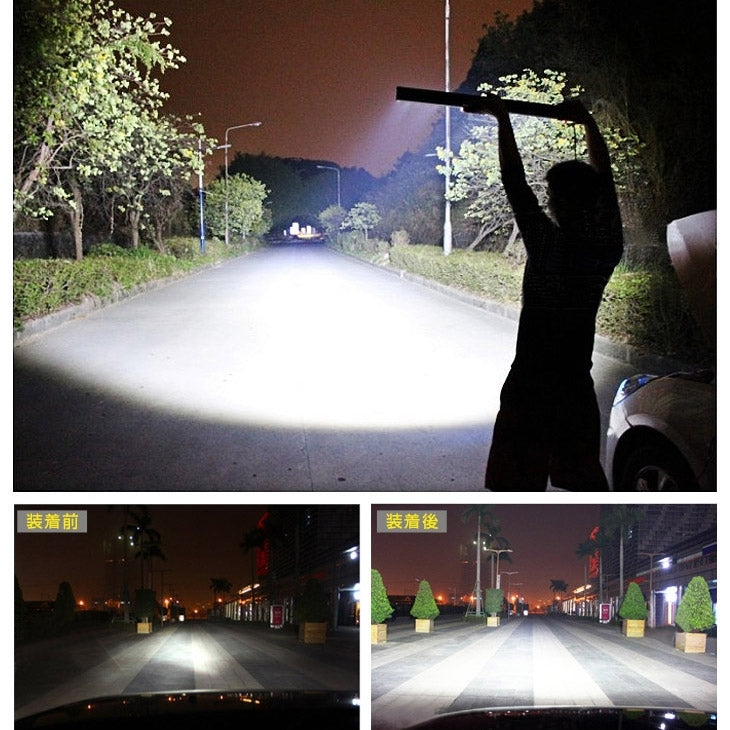 120W Bridgelux 40 LED White Light High Power Long Floodlight Engineering Lamp / Waterproof IP67 SUVs Light, DC 10-30V(Black)