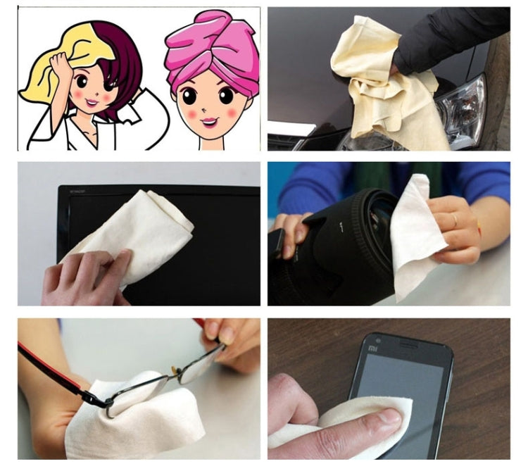 Microfiber Car Cleaning Washing Cloths Housework Clean Cloth, Size: 38x48cm(White)