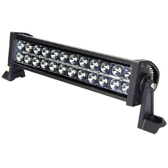 72W Bridgelux 24 LED White Light High Power Long Condenser Engineering Lamp / Waterproof IP67 SUVs Light, DC 10-30V(Black)