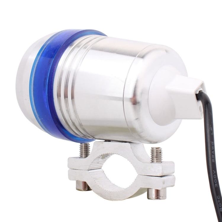 10W 900LM White Light 6500K 1-LED 3-Mode Wired Motorcycle Headlamp, Wire Length:40cm, DC 12V-24V