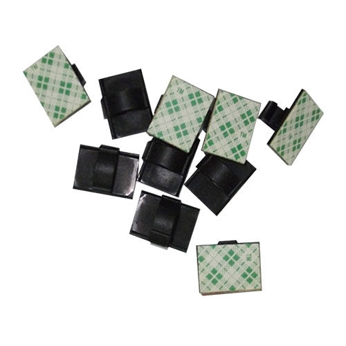 10 PCS Car Plastic Cable Clip with Adhesive Backed, Size: 2x1.5x1cm