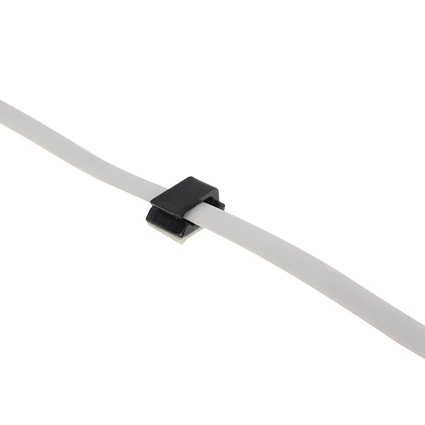 10 PCS Car Plastic Cable Clip with Adhesive Backed, Size: 1.4x1x0.6cm