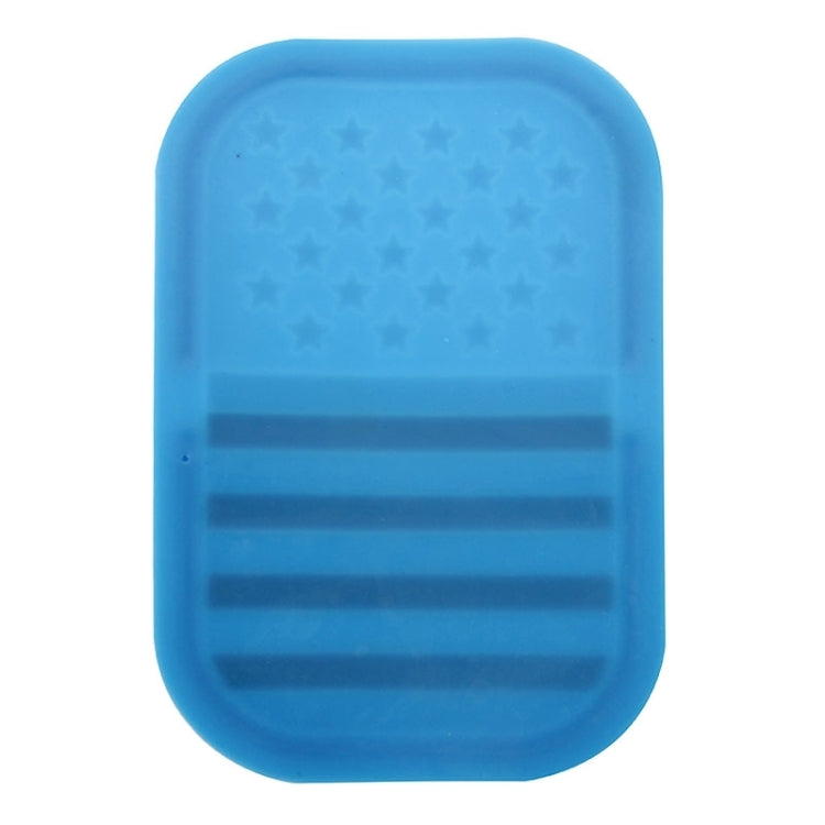 Multi-function Rubber Car Anti-slip Mat with Phone Holder(Blue)