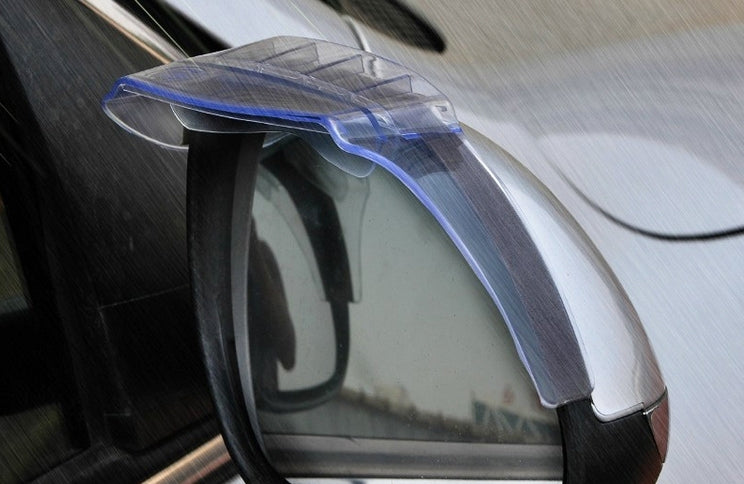 2 PCS Flexible Shielding Rain Board Rain Eyebrow with Wind Guide Apparatus for Car Rearview Mirrors