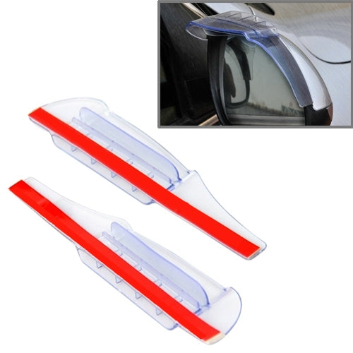 2 PCS Flexible Shielding Rain Board Rain Eyebrow with Wind Guide Apparatus for Car Rearview Mirrors