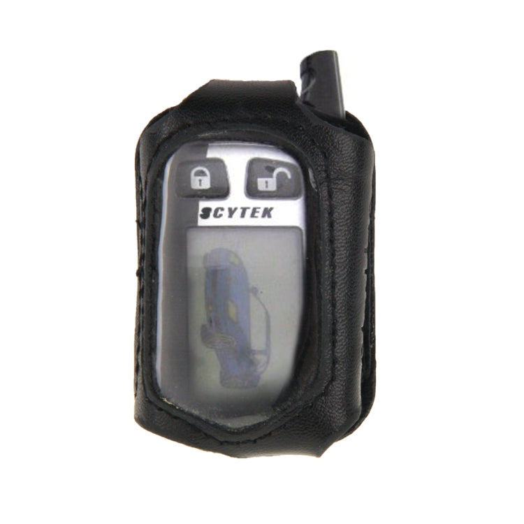 Leather Case for Russian Version Starline B9/B6/A61/A91 Two Way Car Remote Controller(Black)