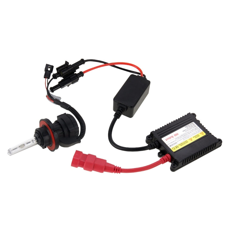 12V 35W H13-3 HID Xenon Light Single Beam Waterproof High Intensity Discharge Lamp Kit, Color Temperature: 6000K