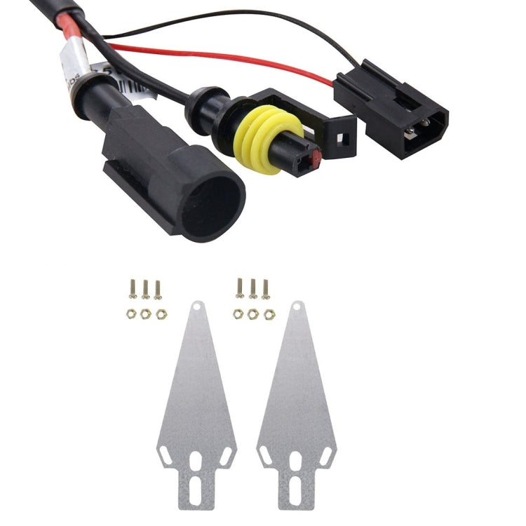 12V 35W H13-3 HID Xenon Light Single Beam Waterproof High Intensity Discharge Lamp Kit, Color Temperature: 6000K