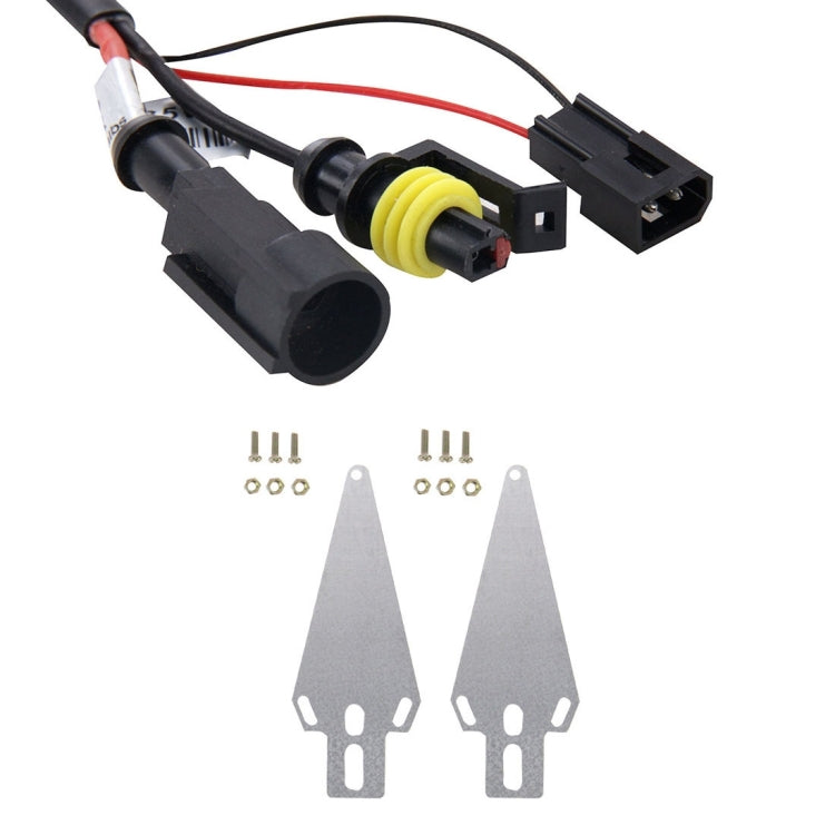 12V 35W 9004/9007-3 HID Xenon Light Single Beam Waterproof High Intensity Discharge Lamp Kit, Color Temperature: 6000K