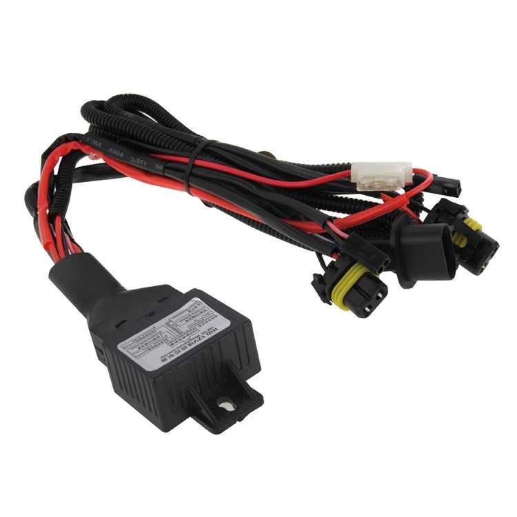 DC12V 35W H13-3HID Xenon Light Single Beam Super Vision Waterproof Head Lamp with One Cable, Color Temperature: 6000K, Pack of 2