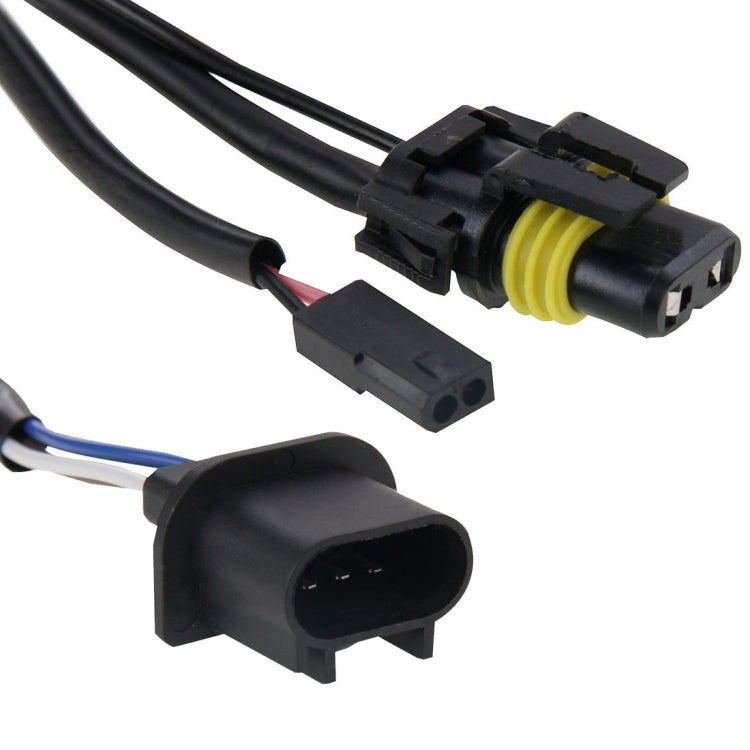 DC12V 35W H13-3HID Xenon Light Single Beam Super Vision Waterproof Head Lamp with One Cable, Color Temperature: 6000K, Pack of 2