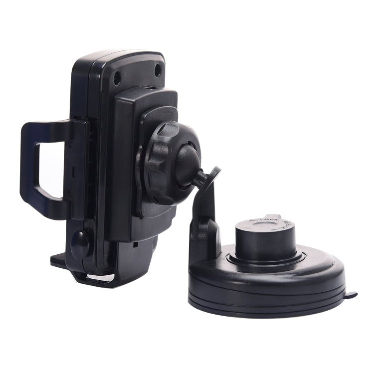 Itian C1+ 360 Degree Rotatable Universal Car Cup & Air Vent Mount Holder Stand with Qi Standard Wireless Charger , For iPhone, Galaxy, Huawei, Xiaomi, Lenovo, Sony, LG, HTC and Other Smartphones(Black)