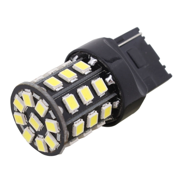 2 PCS T20 3.3W 330LM 6500K White Light 2835 SMD Single Wire 33 LED Car Brake / Steering Light Bulb, DC12V