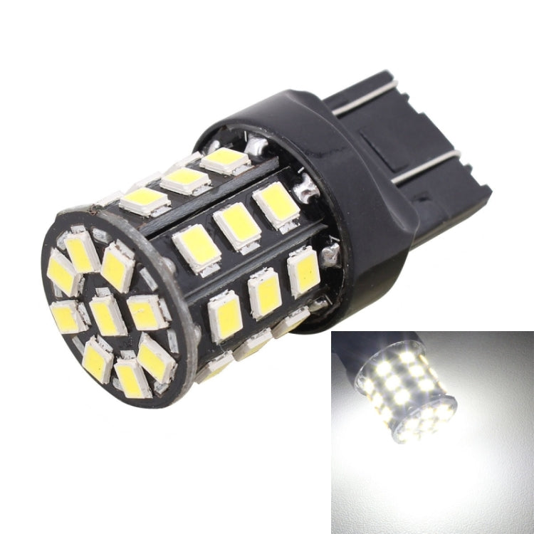 2 PCS T20 3.3W 330LM 6500K White Light 2835 SMD Dual Wire 33 LED Car Brake / Steering Light Bulb, DC12V