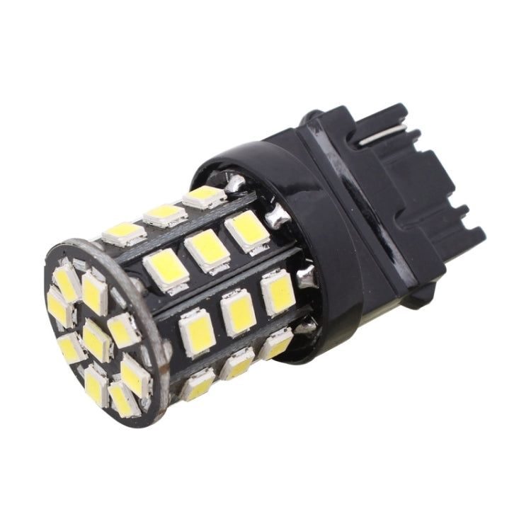 2 PCS T25 3.3W 330LM 6500K White Light 2835 SMD Single Wire 33 LED Car Brake / Steering Light Bulb, DC12V