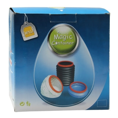 4L Car Magic Folding Container, Fold Size: 18 x 18 x 6.5cm(Black)