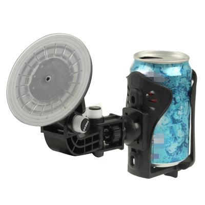 Car Cup Holder for Drinks/ Drinking Bottles / Vacuum Cup, Inner Diameter: 75mm(Black)