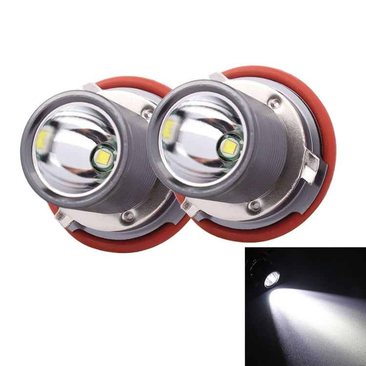 MZ E39 10W 1200LM XM-L LED Car Angel Eyes White Daytime Running Light for BMW E39, DC 12-24V, 1 Pair