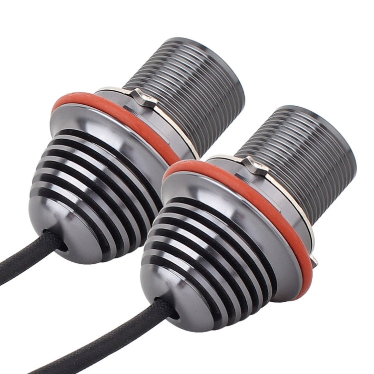 MZ E39 10W 1200LM XM-L LED Car Angel Eyes White Daytime Running Light for BMW E39, DC 12-24V, 1 Pair