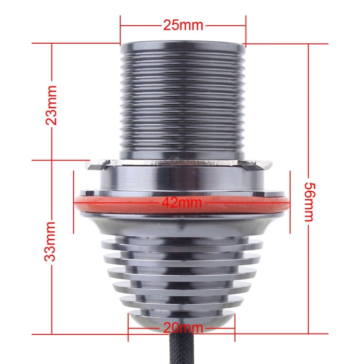 MZ E39 10W 1200LM XM-L LED Car Angel Eyes White Daytime Running Light for BMW E39, DC 12-24V, 1 Pair