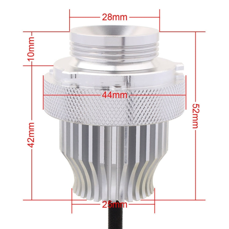 MZ 32W 1400LM 4 XT-E LED Car Angel Eyes White Daytime Running Light for BMW E39, DC 12-24V, 1 Pair