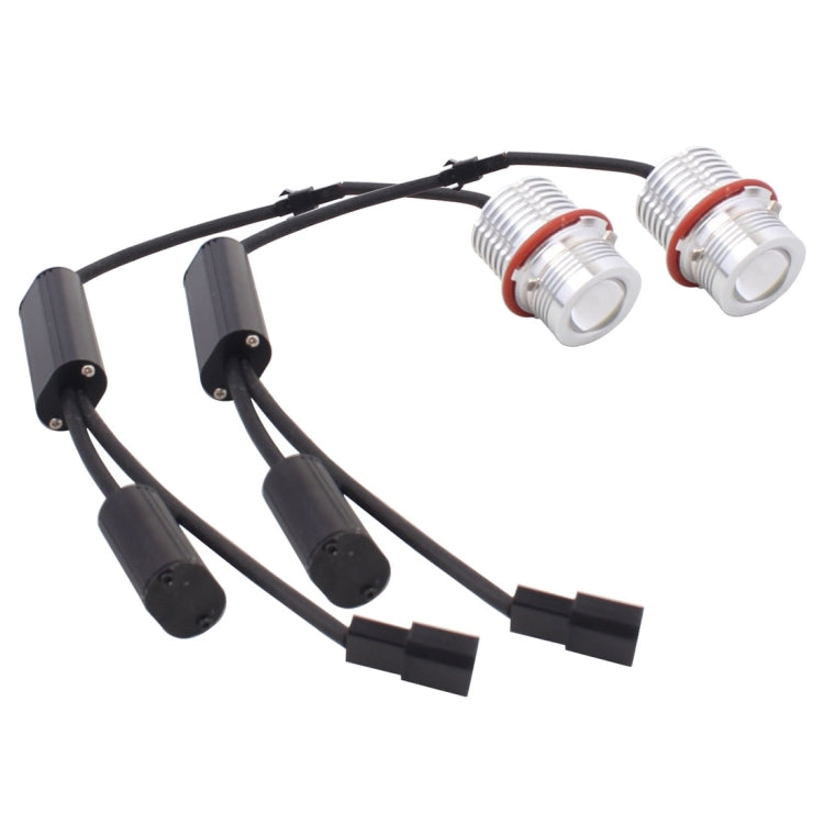 MZ E39 60W 2000LM 12 XB-D LED Car Angel Eyes White Daytime Running Light for BMW 1/ 3 / 6 / 7 / X3/ X5 Series, DC 12-24V, 1 Pair