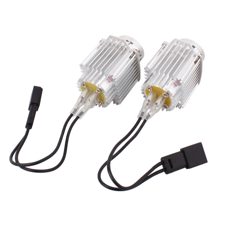 MZ E90 64W 8 XB-D LED 2000LM High Power Car Angel Eyes White Daytime Running Light for BMW 3 Series E90 / E91, DC 12-24V, 1 Pair