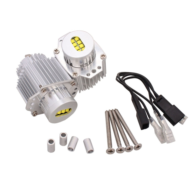 MZ E90 64W 8 XB-D LED 2000LM High Power Car Angel Eyes White Daytime Running Light for BMW 3 Series E90 / E91, DC 12-24V, 1 Pair