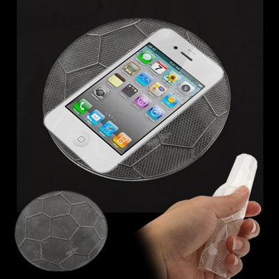 Fooball Style Transparent Super Magic of Silicone Car with Non-slip Pad for Phone / GPS/ MP4/ MP3,