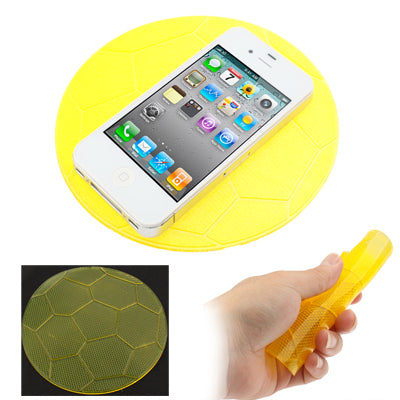 Fooball Style Transparent Super Magic of Silicone Car with Non-slip Pad for Phone / GPS/ MP4/ MP3,