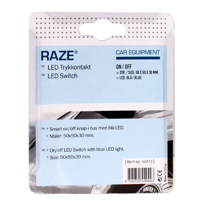 Blue Light LED Switch for Racing Sport (DC 12V)